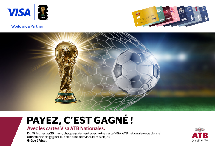 Vivez la passion de la Coupe du Monde FIFA 2026 avec l’ATB et Visa !